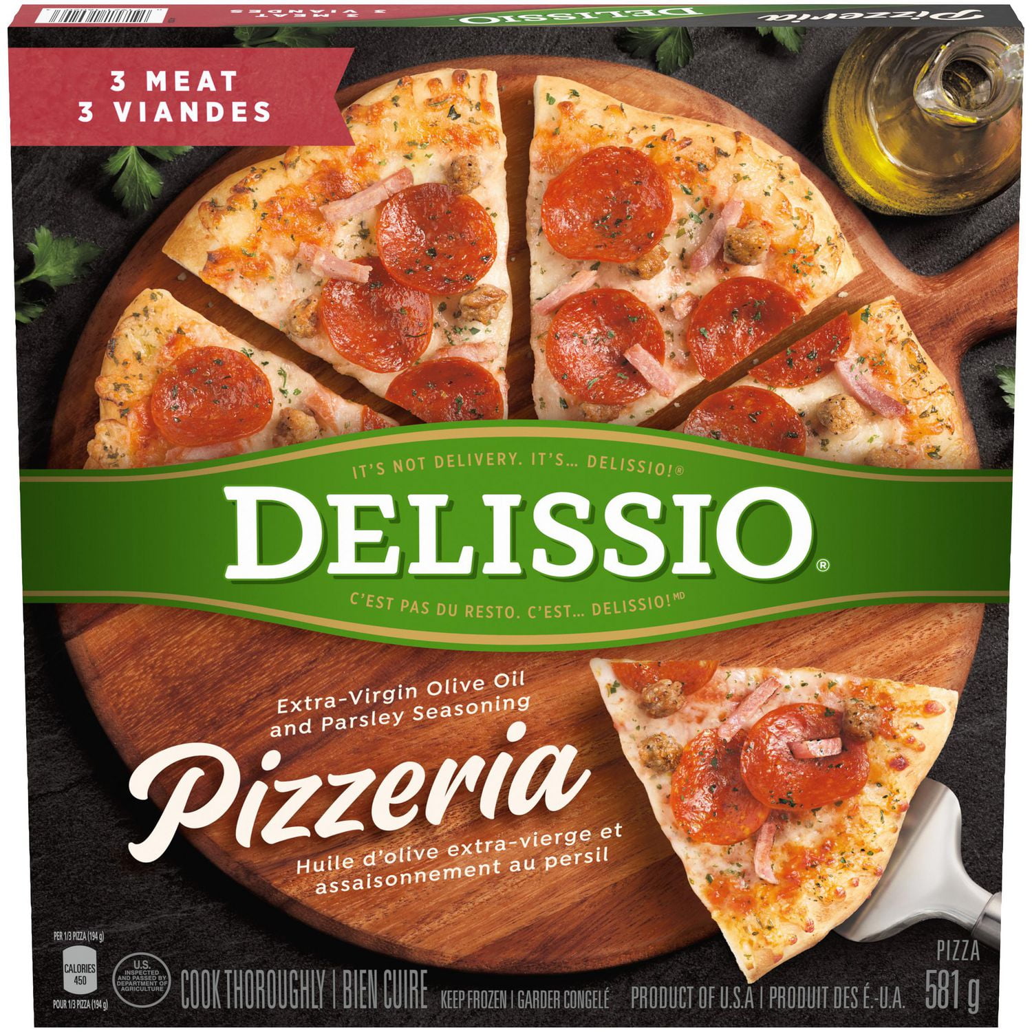 DELISSIO® Vintage Pizzeria 3 Meat Pizza Walmart Canada