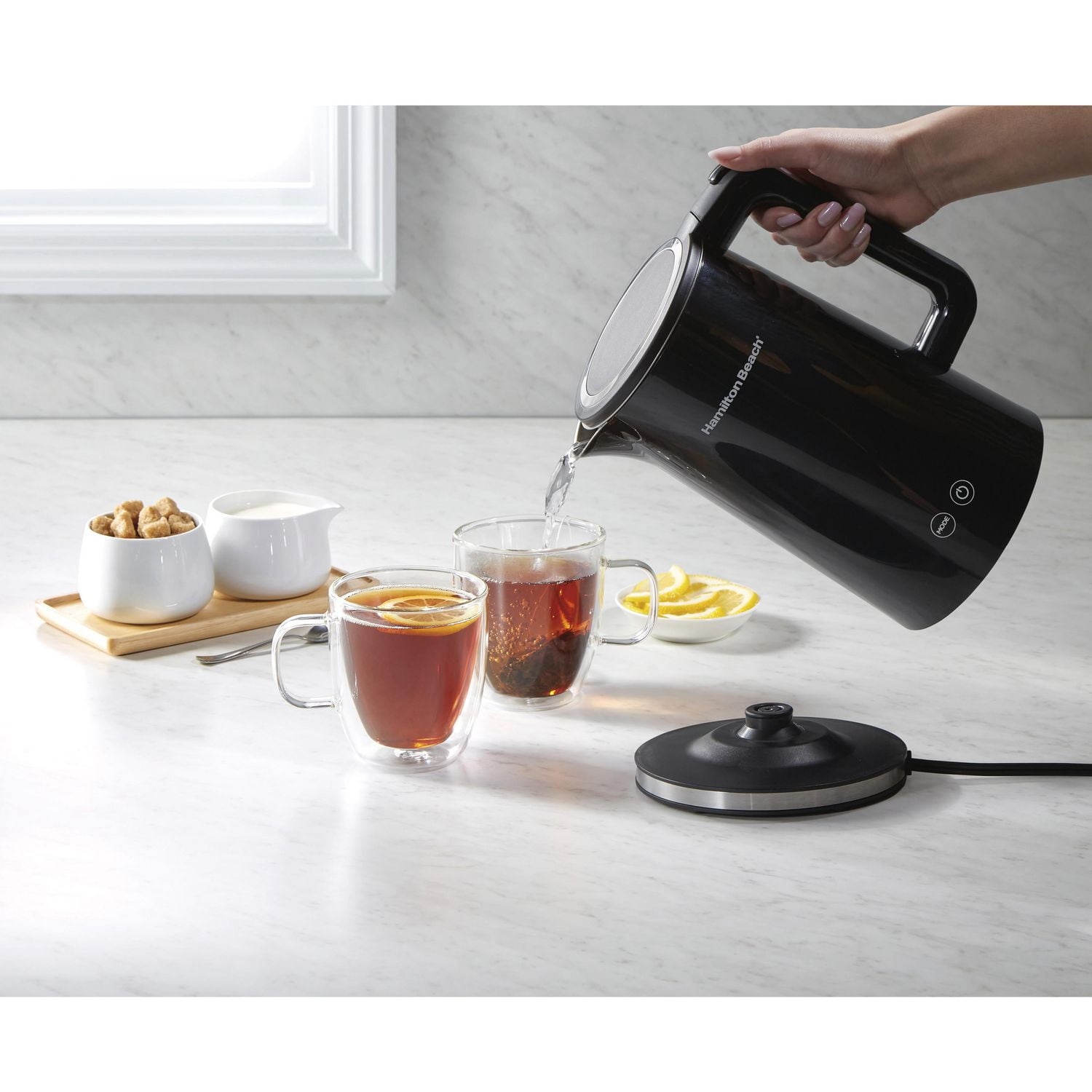 Cool electric outlet kettle