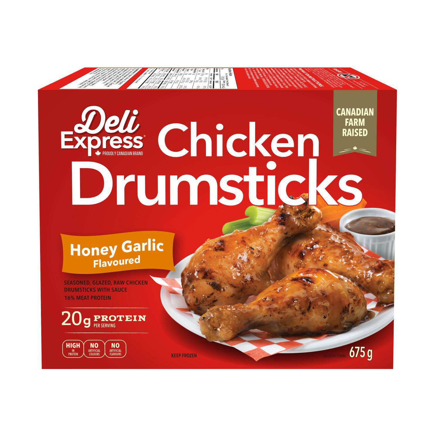 Deli Express Honey Garlic Flavoured Chicken Drumsticks Walmart Canada