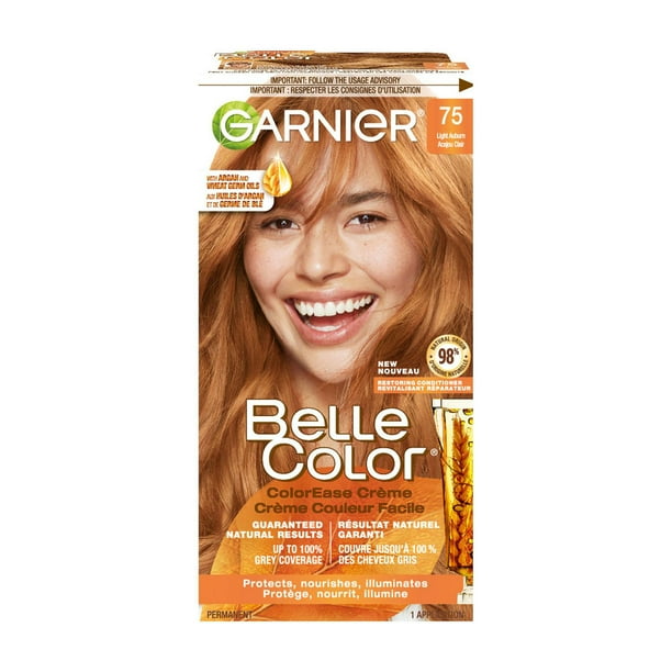 Garnier Belle Color Permanent Hair Dye, Natural results, up to 100% ...