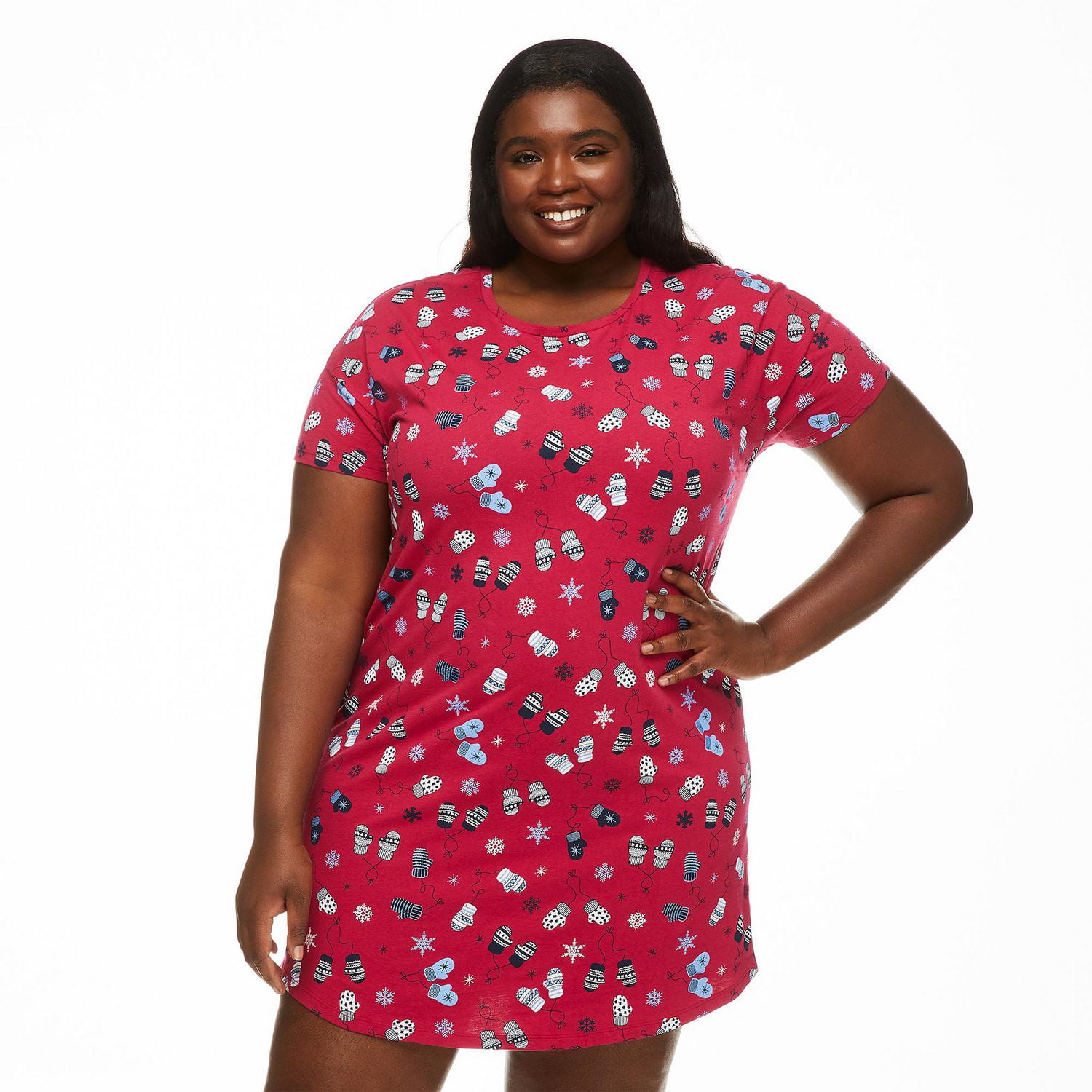 George Plus Women's Short Sleeve Nightshirt