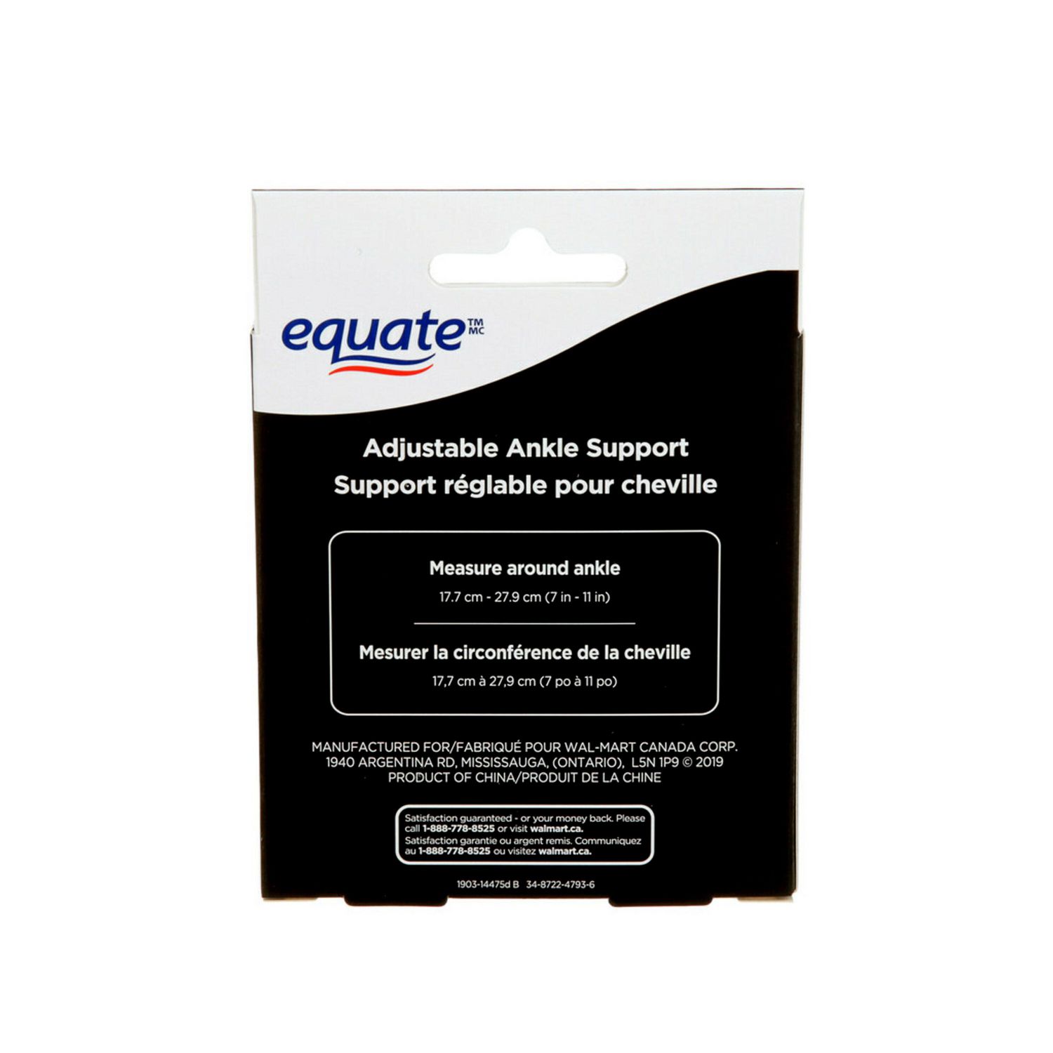 Support pour cheville 37090WMCA Equate(Tm/Mc), Réglable