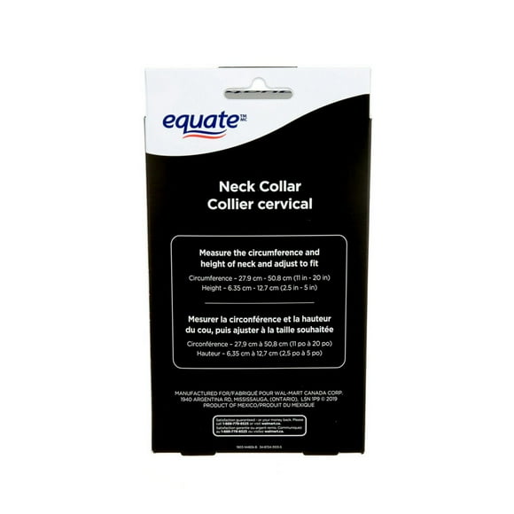 Equate(Tm/Mc) Cervical Collar 39501WMCA, 1 Collar Per Pack