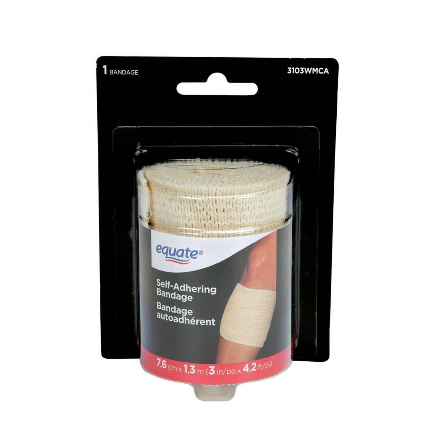 Bandage autoadhérent 3103WMCA EquateMC, 4 pi