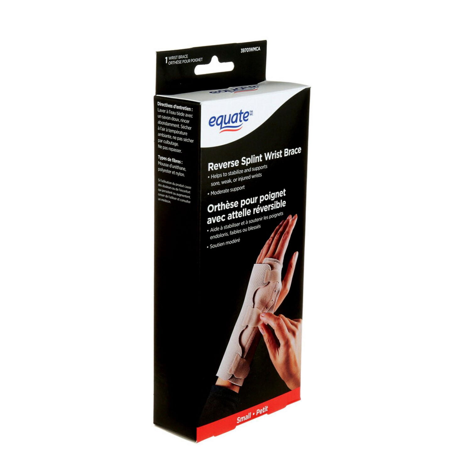 Equate(Tm/Mc) Reversible Splint Wrist Brace 39701WMCA