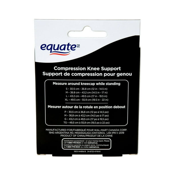 Equate(Tm/Mc) Compression Knee Support 3200WMCA 