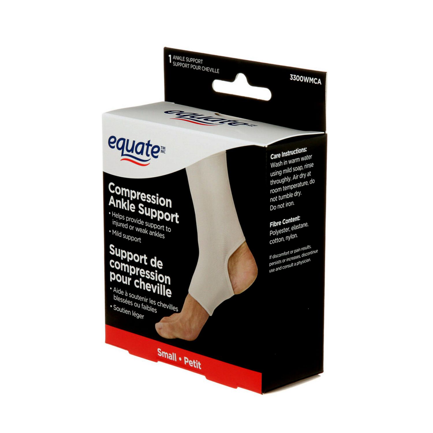 Equate Tm Mc Ankle Support 3300WMCA 1 support par paquet