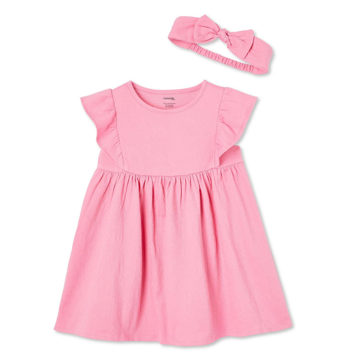 George Toddler Girls' Ruffle Dress 2-Piece Set