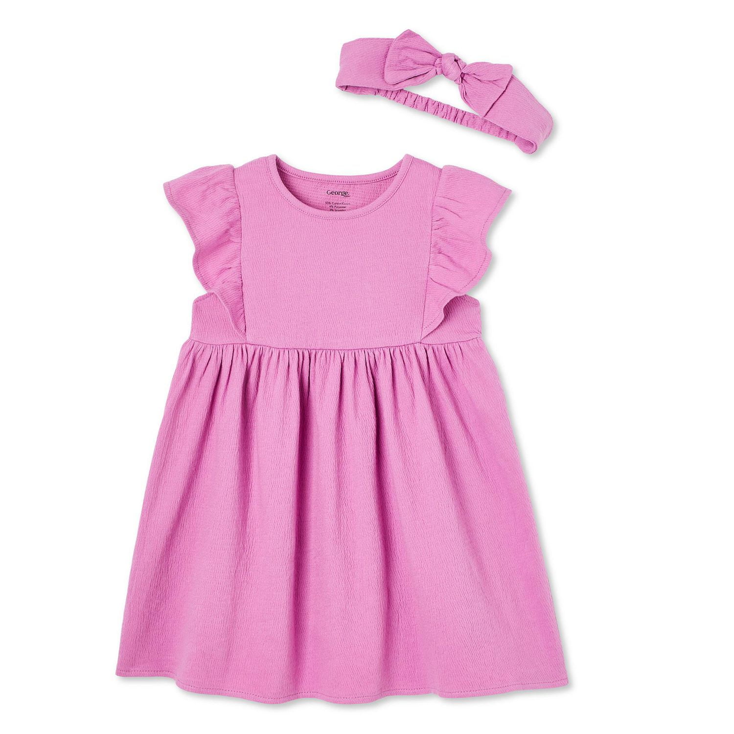 Ensemble 2 pièces avec robe à volants George pour petites filles