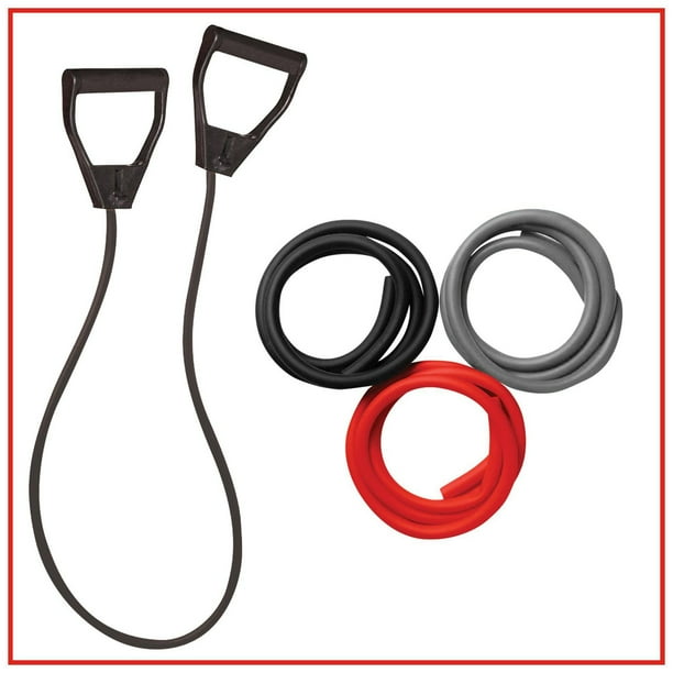 GoodLife FITNESS Resistance Stretch Tubing - Set of 3 