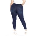 thumbnail image 3 of Frankie & Stella ™ Women's Plus High Rise Pull On Skinny Jean, 3 of 3