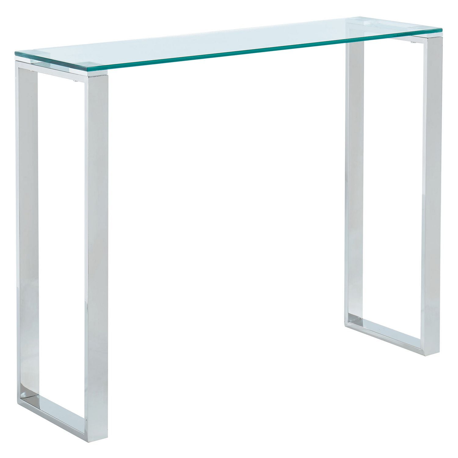 Glass/Chrome Console Table Walmart Canada