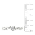thumbnail image 3 of Miabella Diamond Accent Sterling Silver Heart-Shaped Promise Ring, 3 of 4