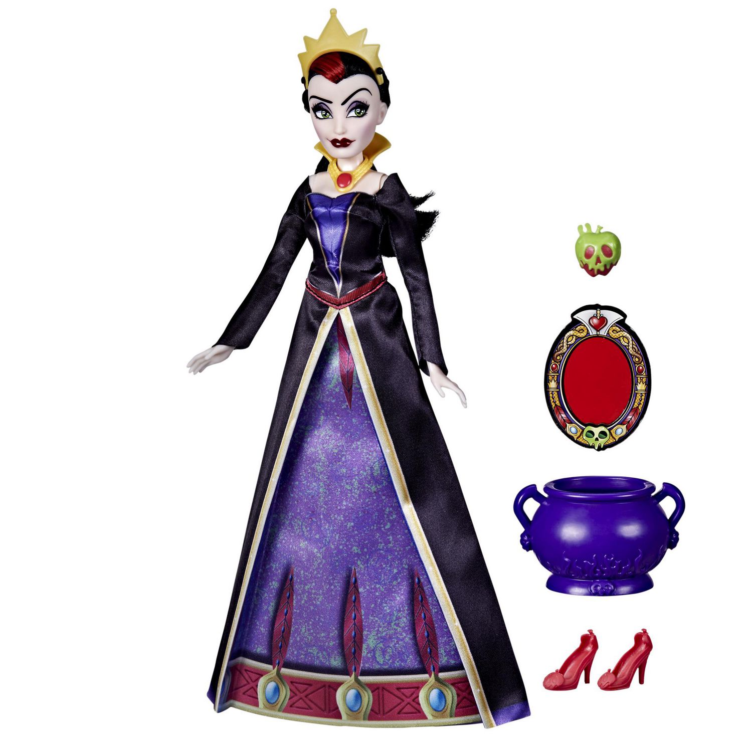 Disney Villains Evil Queen Fashion Doll, Accessories and Removable Clothes, Disney  Villains Toy for Kids 5 Years Old and Up 