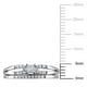 Ensemble nuptial Miabella avec diamants de coupe princesse et de coupe ronde 0,20 CT poids total en argent sterling – image 3 sur 5