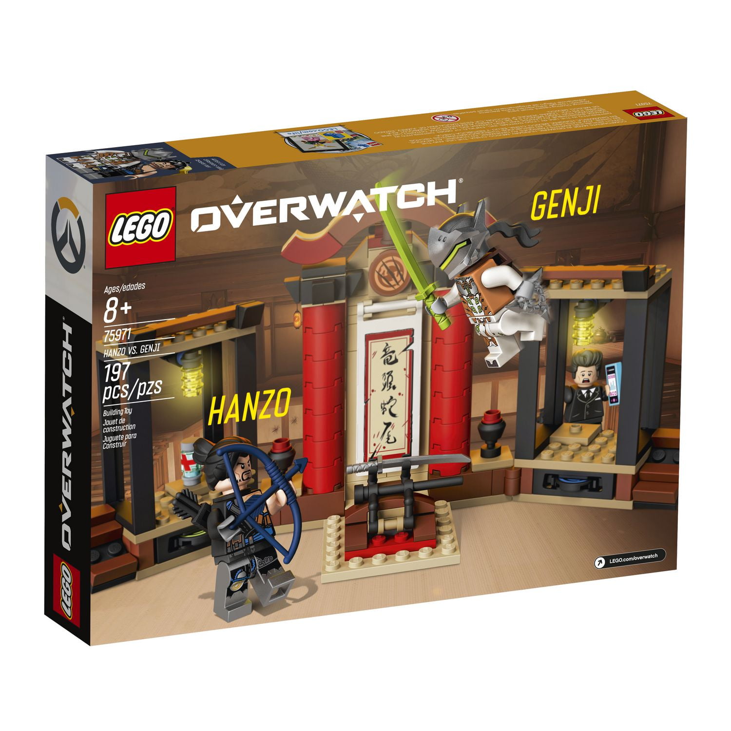 LEGO Overwatch Hanzo vs. Genji 75971 Building Kit (197 Piece