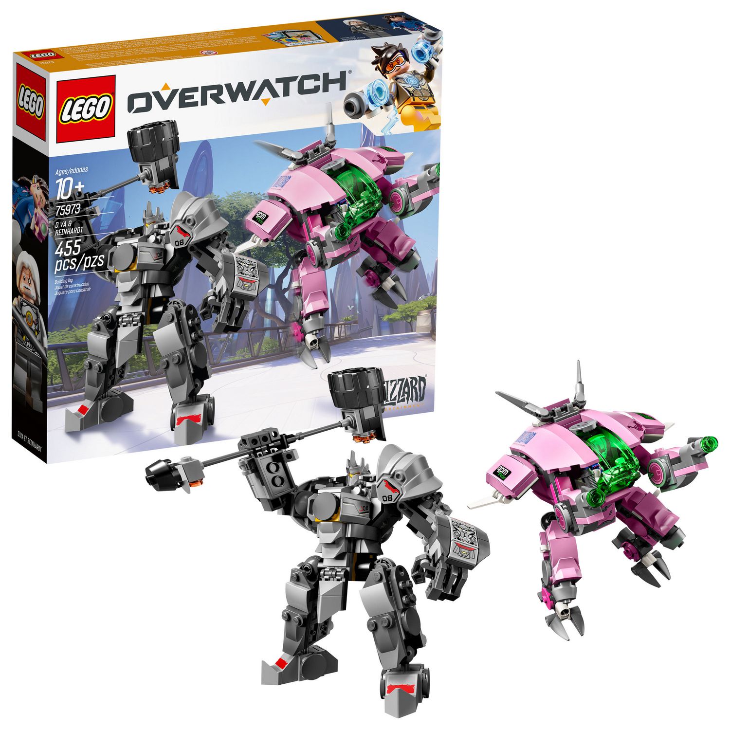 LEGO Overwatch D.Va & Reinhardt 75973 Building Kit (455 Piece