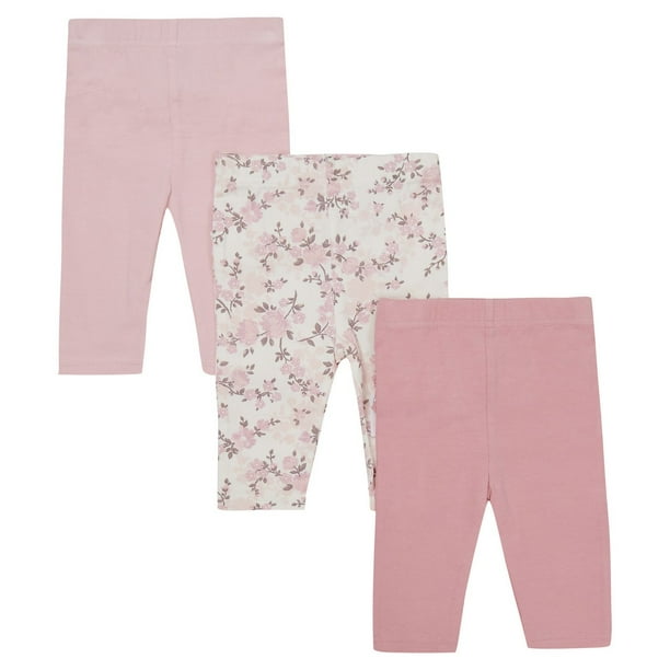 Paq. de 3 leggings George British Design pour bébés filles