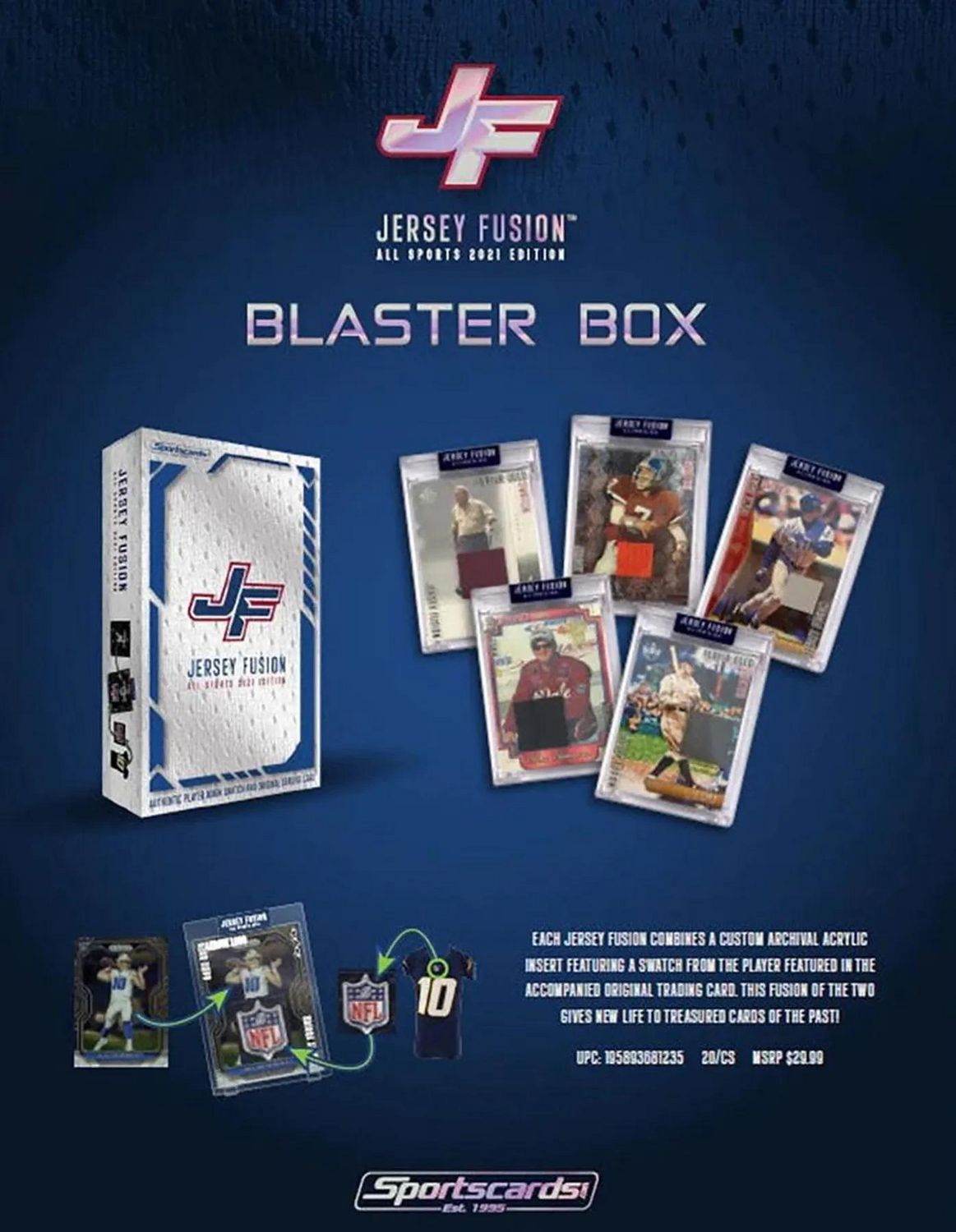 2023 Jersey Fusion All Sports Edition Series 2 Hobby Pack