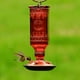 Perky-Pet Red Square Antique Bottle Glass Hummingbird Feeder - image 2 of 3