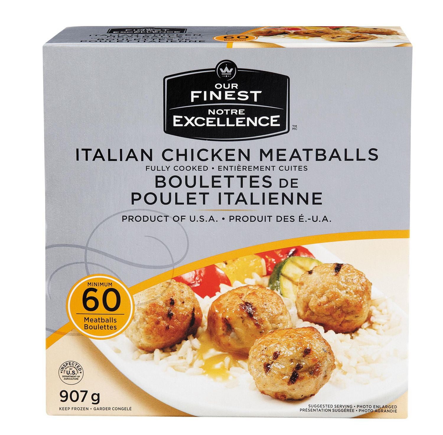 Our Finest Italian Chicken Meatballs Walmart Canada