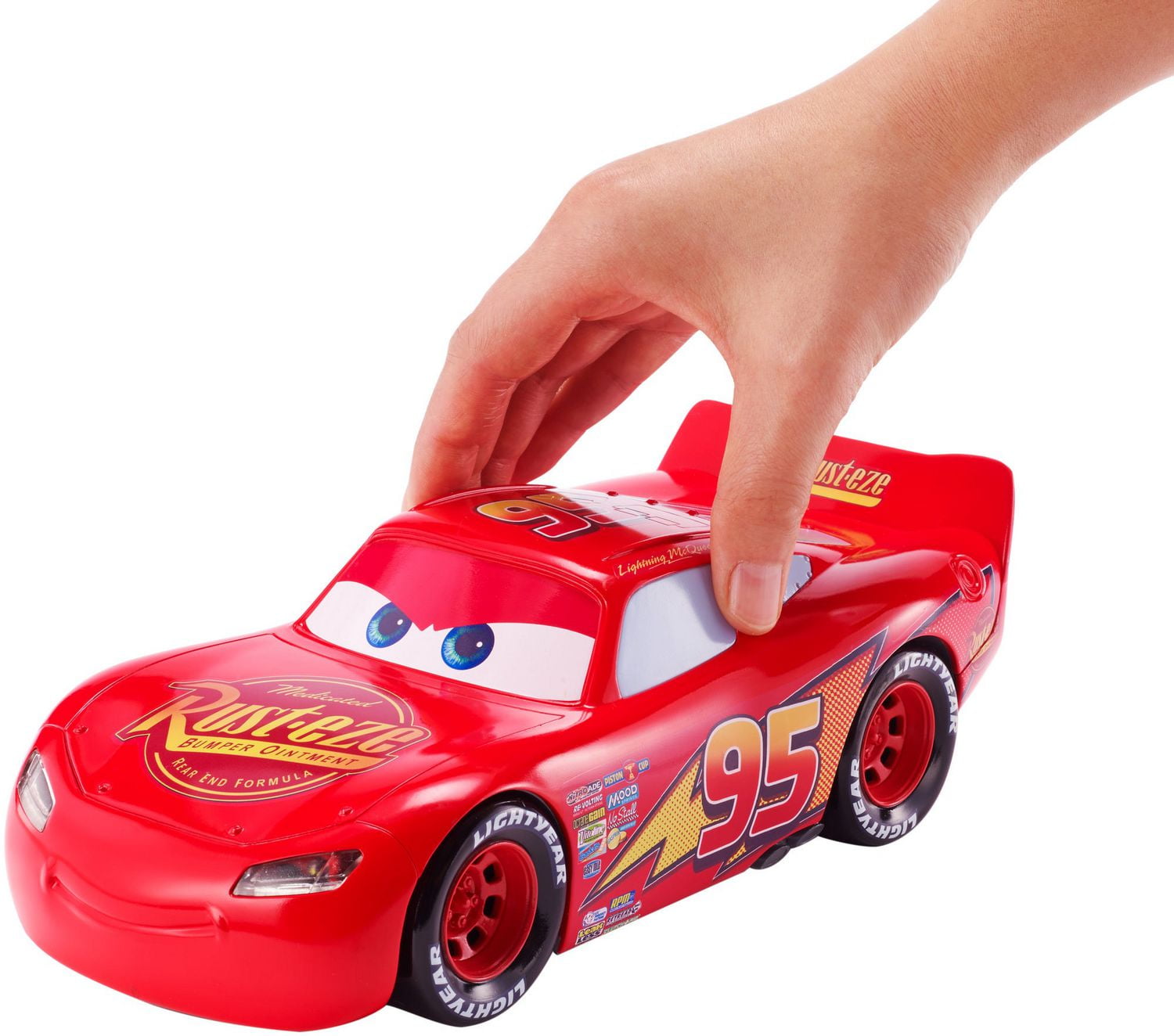 Disney Pixar Cars 3 Movie Moves Lightning McQueen Vehicle Walmart