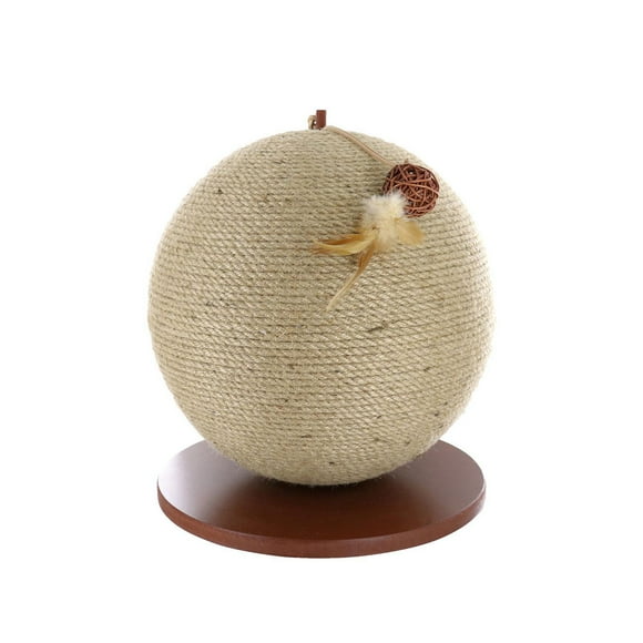 Griffoir sphérique en sisal de Finn & Winston - Brun