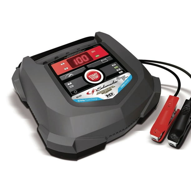 Schumacher 15 Amp 6 Volt12 Volt Fully Automatic Automotive Battery Charger And Maintainer 2516