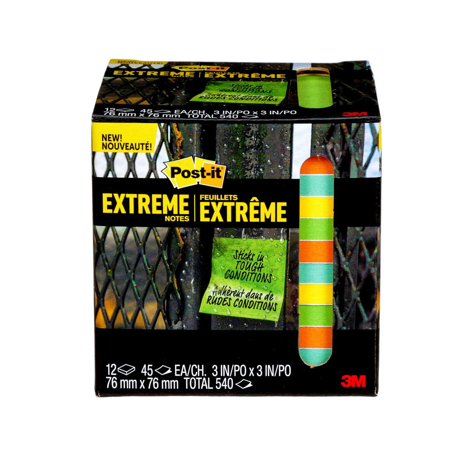 Postit® Extreme Notes, EXT3312TRYXC, Assorted Walmart Canada