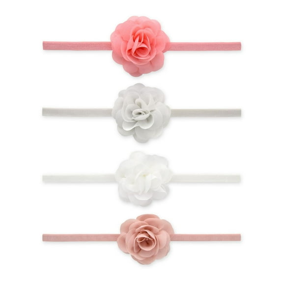 Carter's Child of Mine Girls’ 4-Pack Plume Headwrap Set
