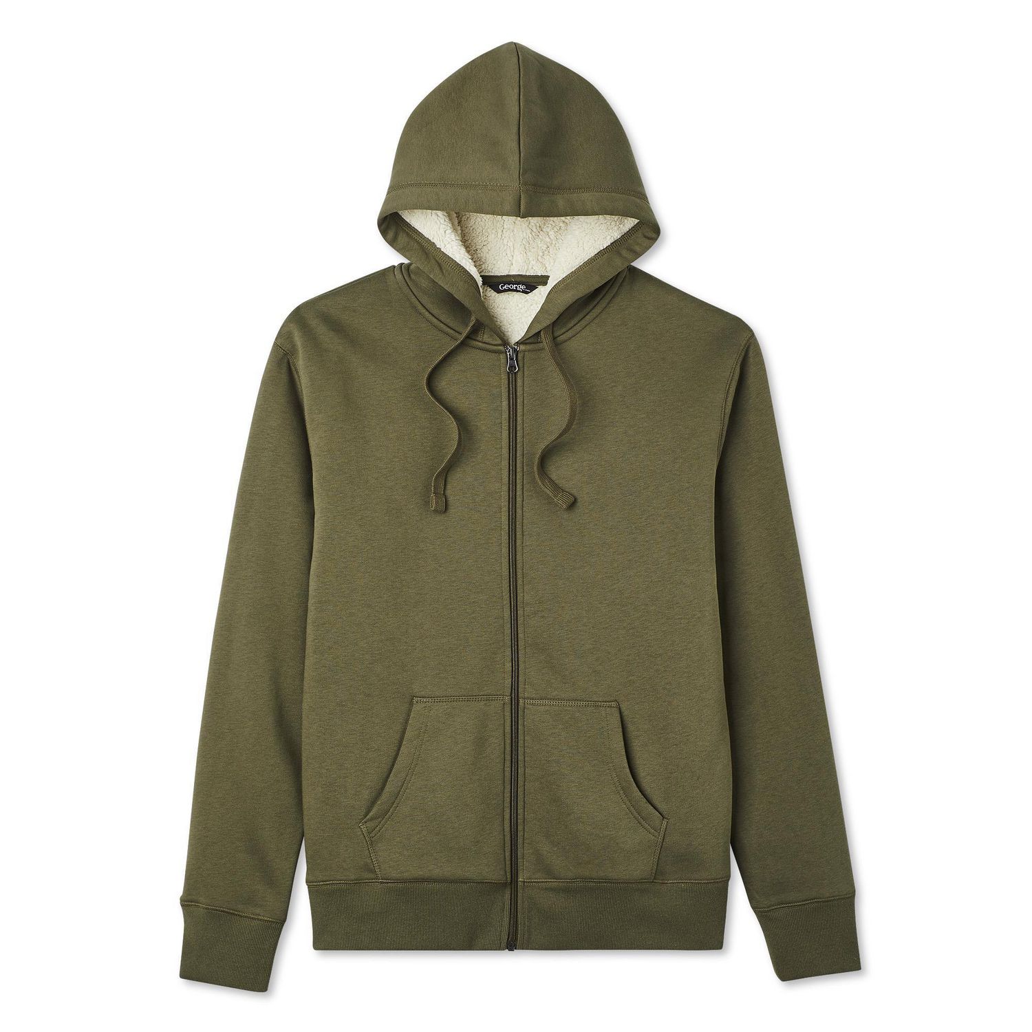 Sherpa lined sales hoodie walmart