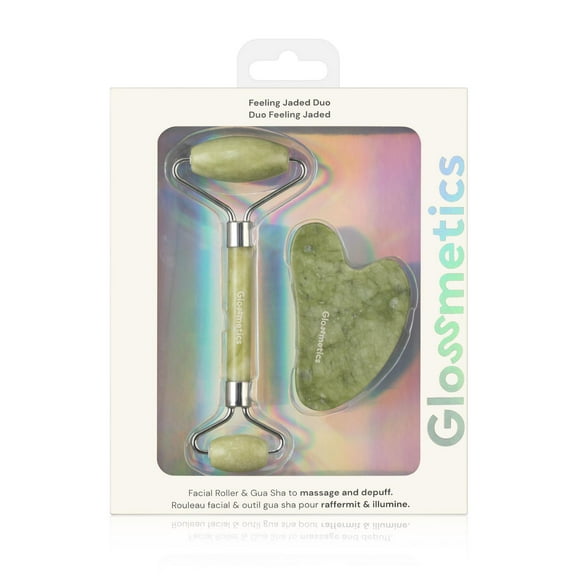 Glossmetics Duo Feeling Jaded Rouleau Facial & Outil Gua Sha Ensemble