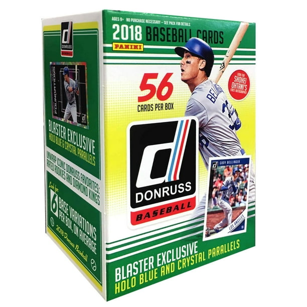 2018 Panini MLB Baseball Donruss Value Box Cartes à collectionner