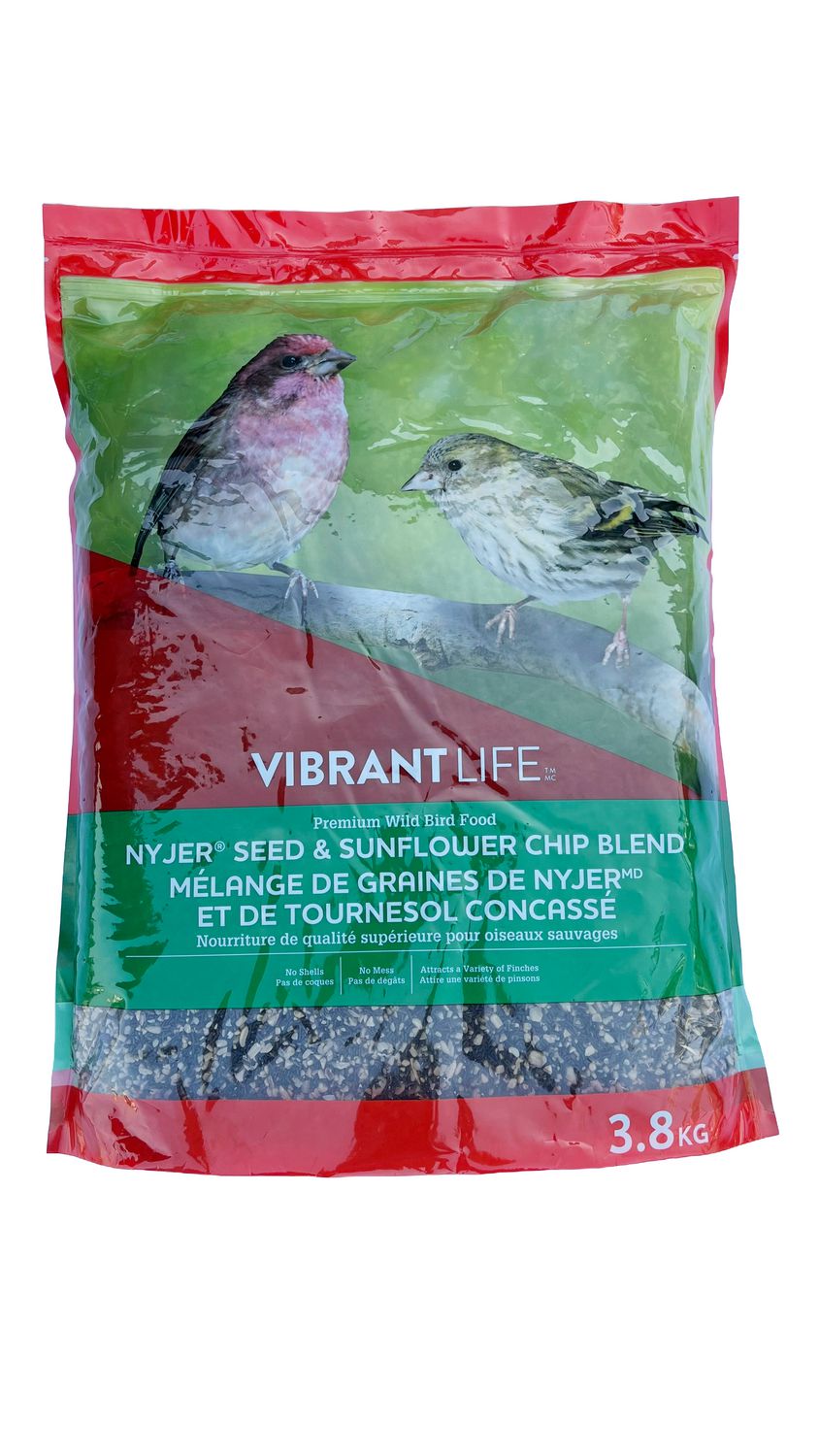 Graines de cœurs de tournesol pour oiseaux du jardin - 10 kg