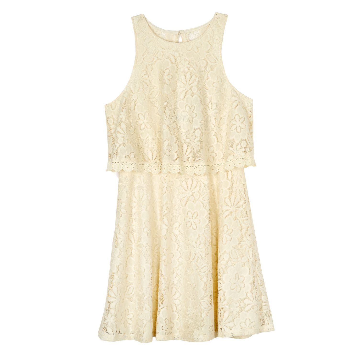 Girls' Sleeveless Lace Dress Walmart Canada