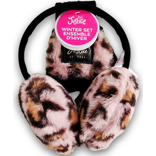 Justice Girls Faux Fur Earmuff and Glove Set Walmart.ca