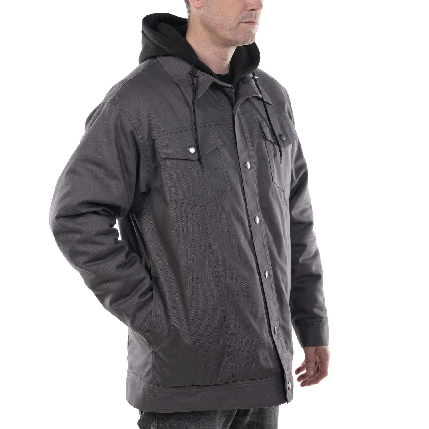 Hoodie with hooded outlet jacket