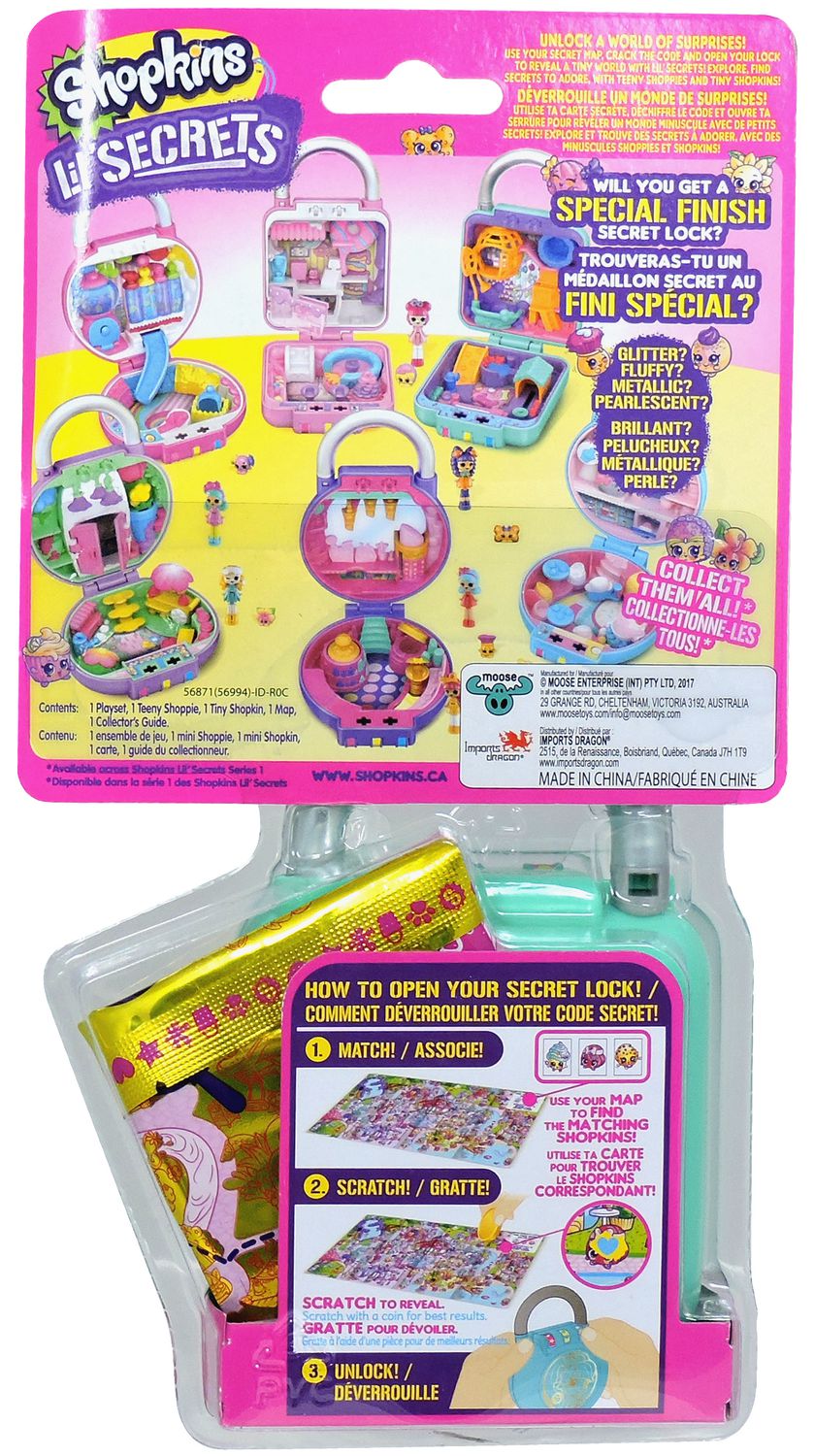 Mini ensemble de jeu Shopkins Lil Secrets Boutique Jolies