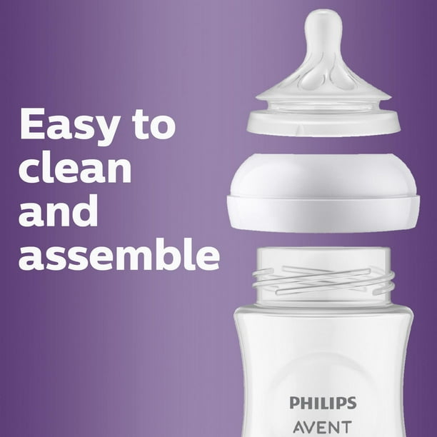 2 Packs Philips Avent 3 Month+ Natural Response Nipples 2 Each 4 Nipples  Total