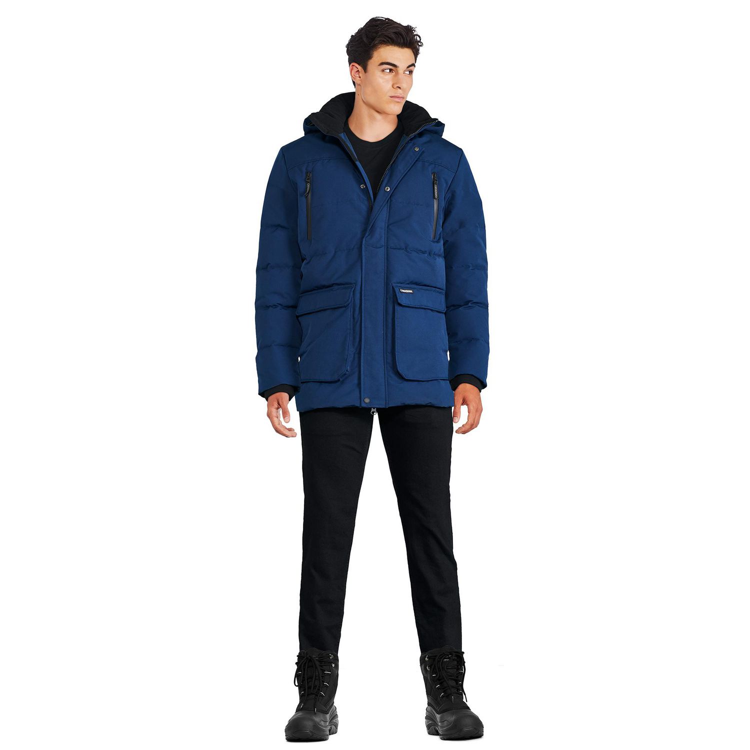 Canadiana Men's Quilted Down Parka - Walmart.ca