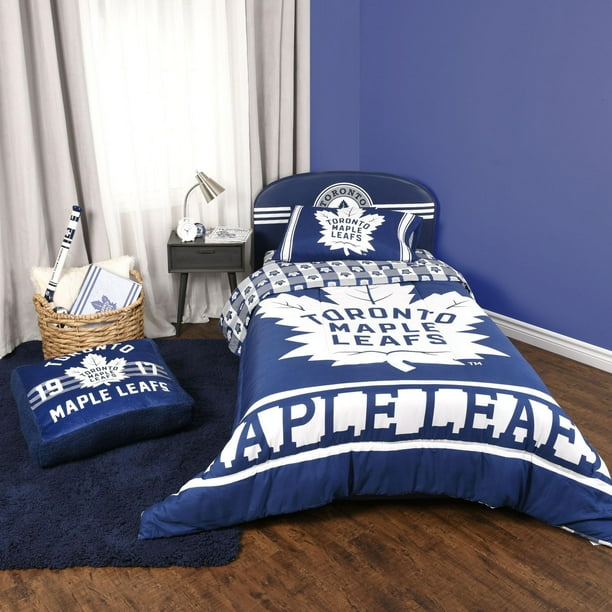 NHL Toronto Maple Leafs 4-Piece Twin Bedding Set 