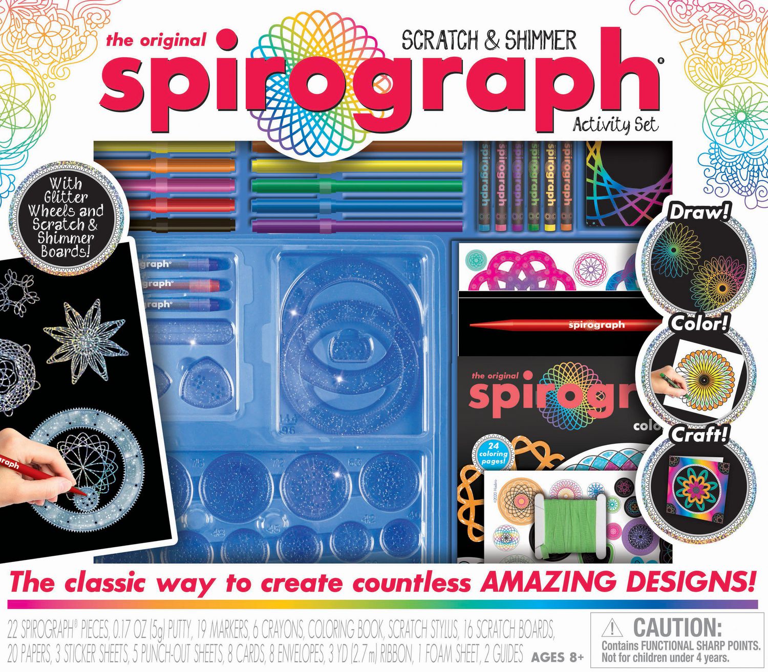 Spirographe Scratch & Shimmer 