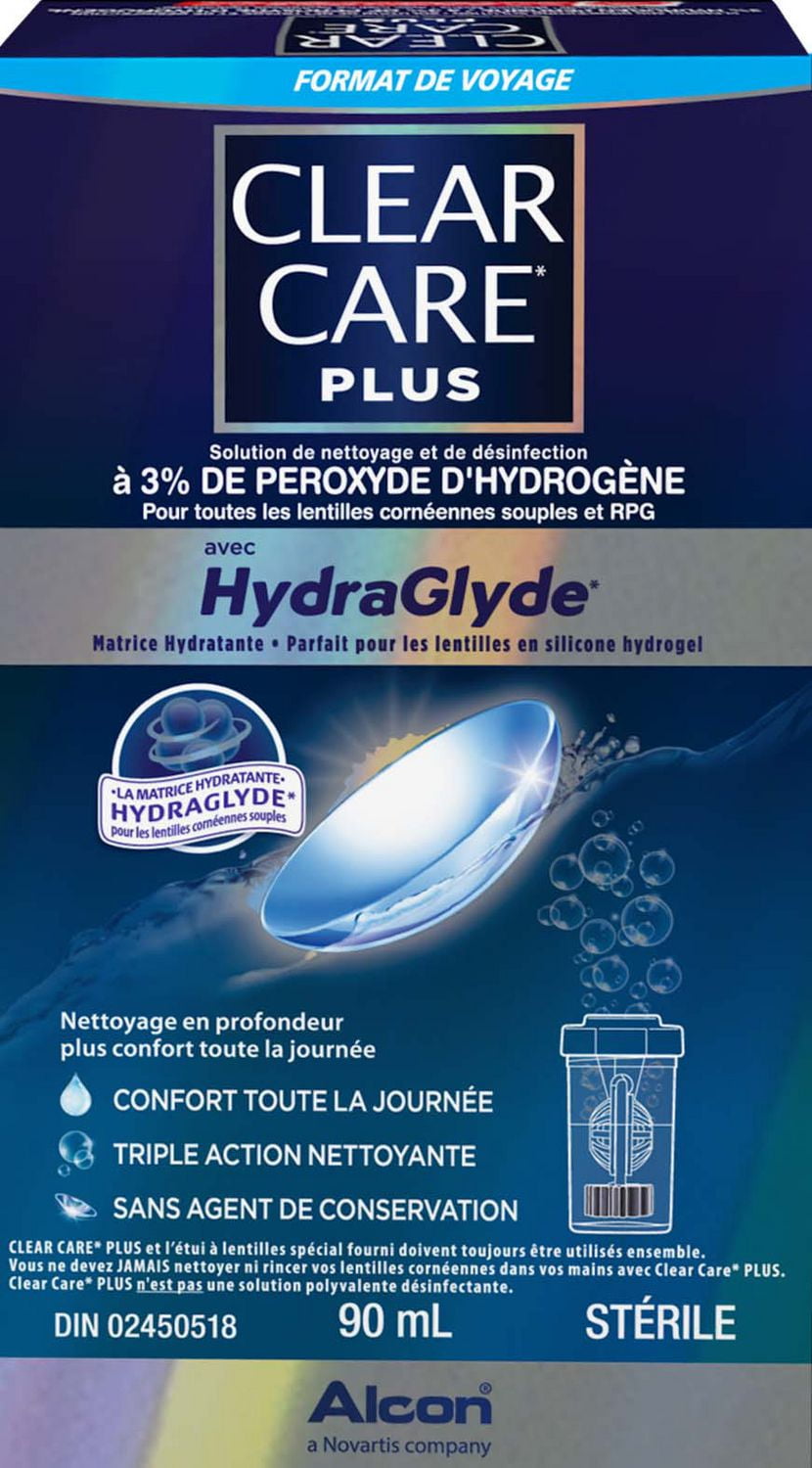CLEAR CARE® Plus With HydraGlyde Contact Lens Solution, Travel