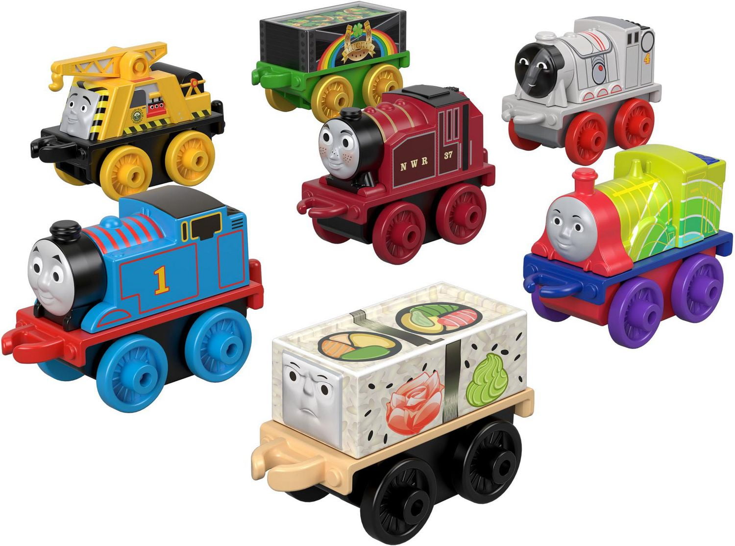 Thomas and shop friends mini trains