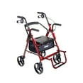 thumbnail image 3 of Drive Medical Blue Duet Dual Function Transport Wheelchair Rollator Rolling Walker, 3 of 4