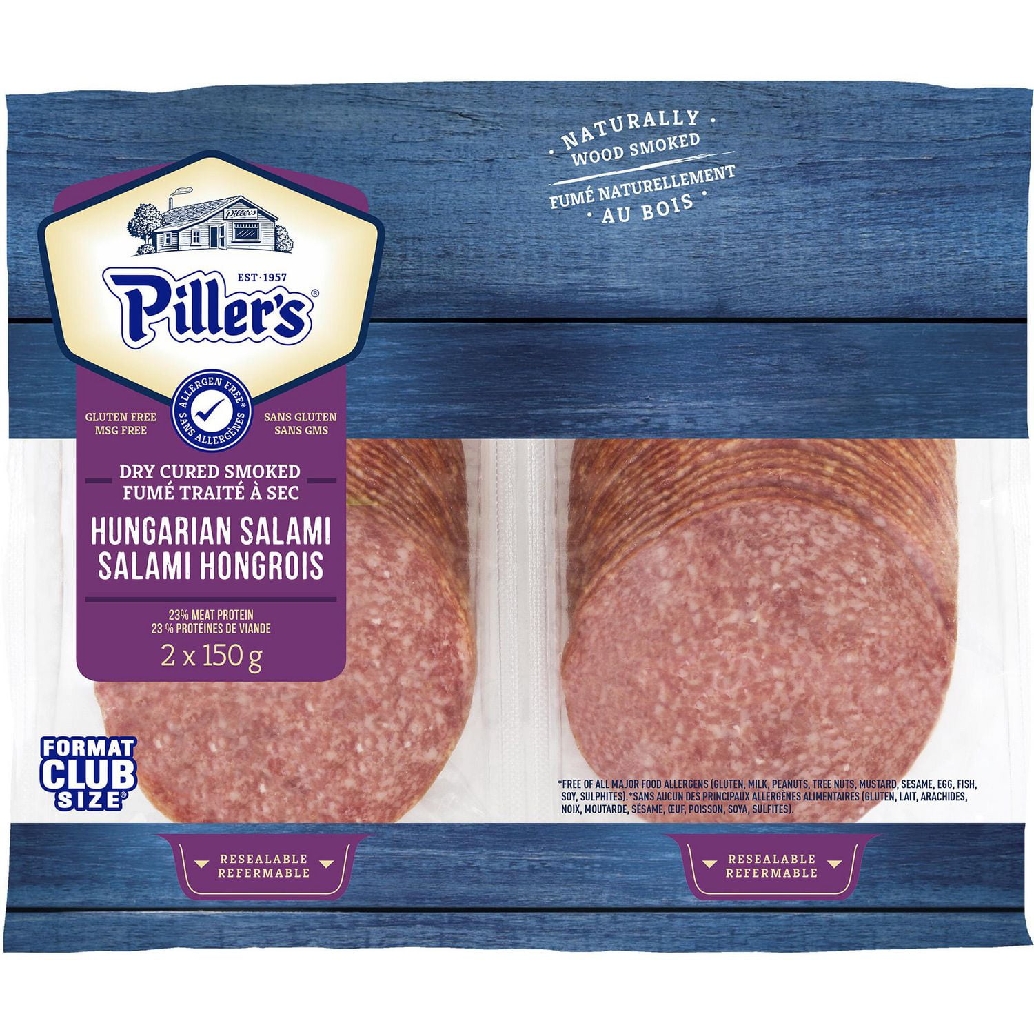 Piller's Hungarian Salami, 2 x 150g