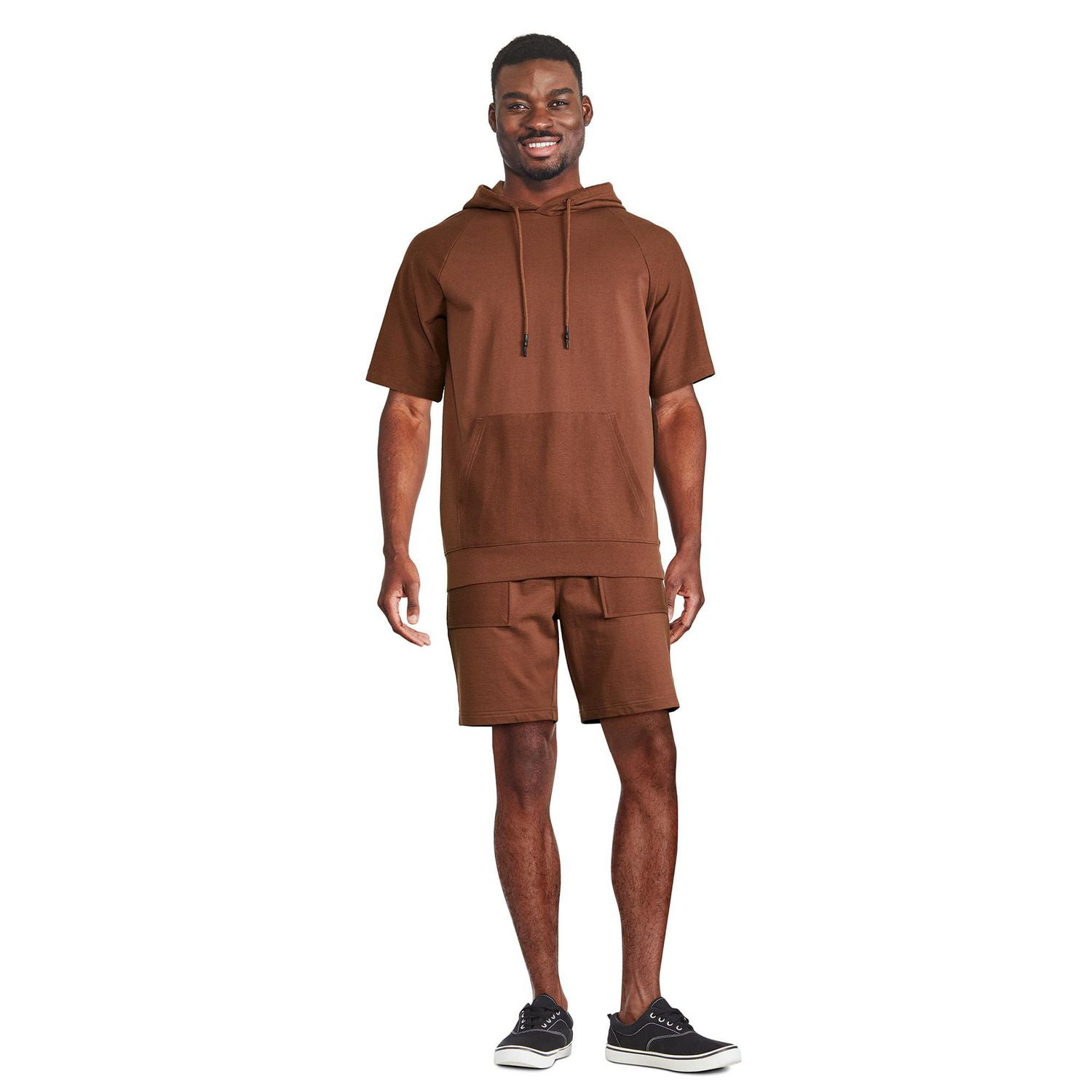 Haut à capuchon en tissu éponge bouclé George pour hommes