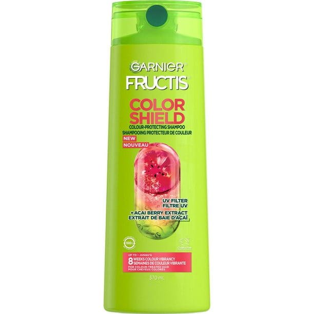 Garnier Fructis, Shampooing Bouclier de Couleur 370 ml, shampooing Color Shield
