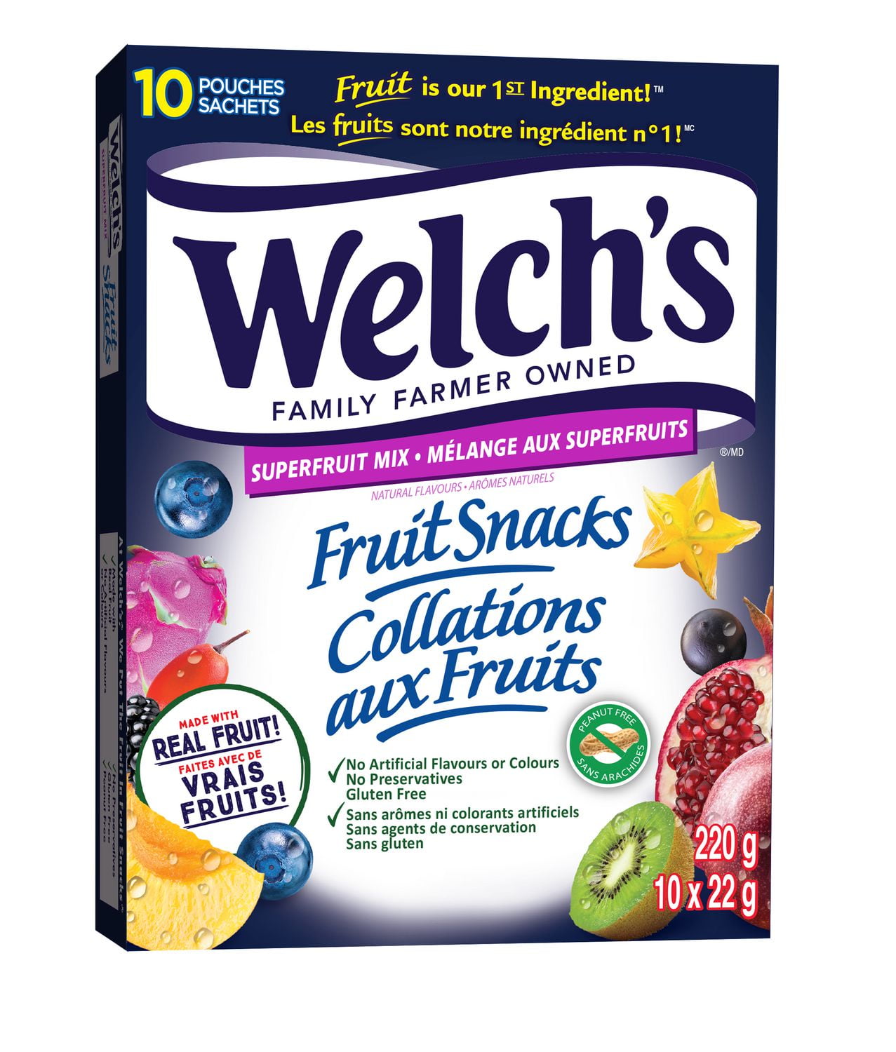 Welch’s® Fruit Snacks Superfruit 10ct | Walmart Canada