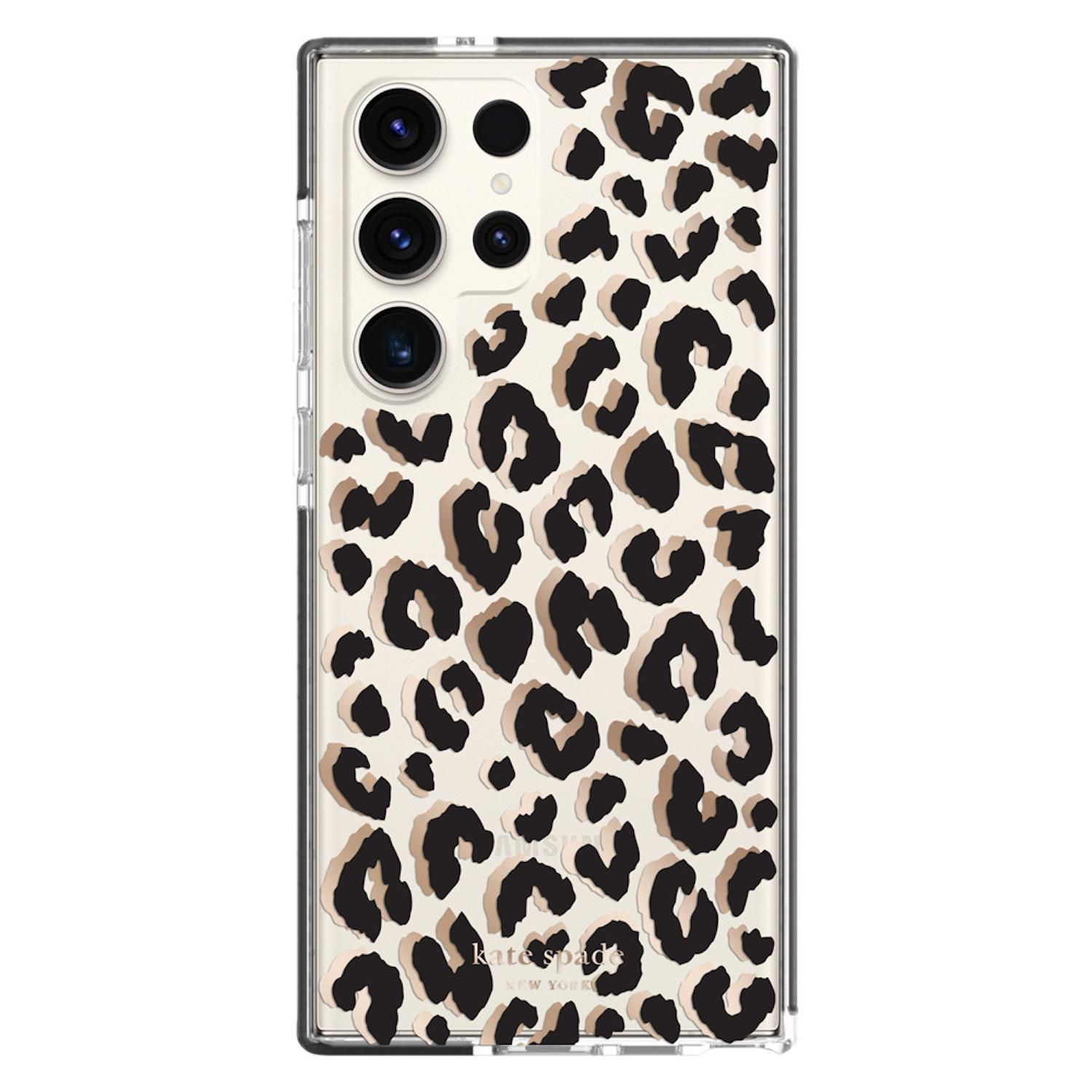 Kate Spade Defensive Hardshell Case City Leopard Black for Samsung